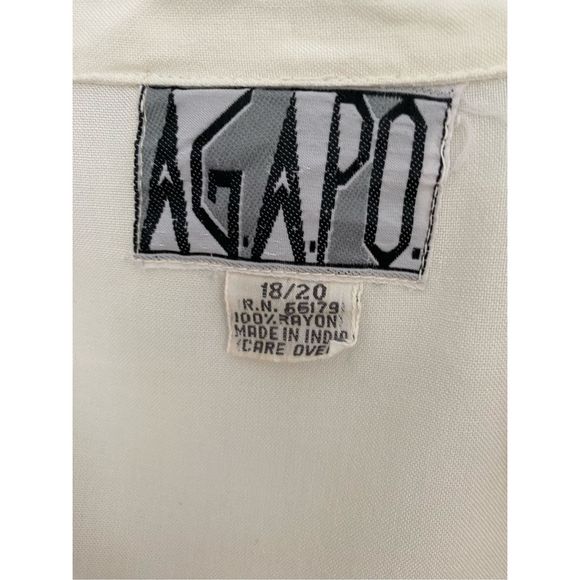 Agapo Ivory Button Down Shirt - Picture 4 of 6